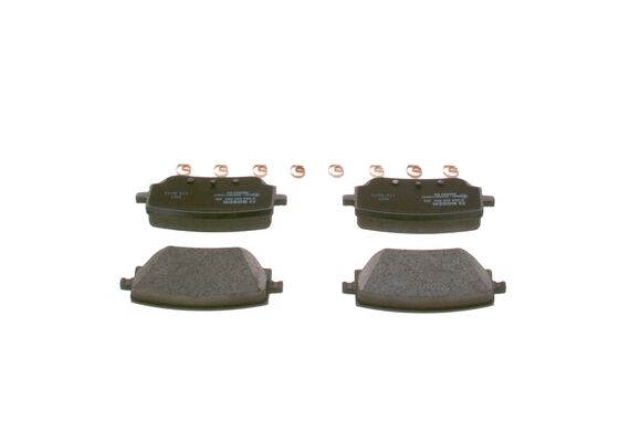 Diskinių stabdžių trinkelių rinkinys BOSCH 0 986 424 890