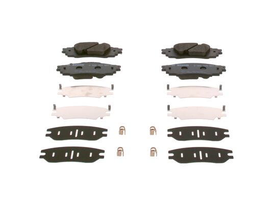 Diskinių stabdžių trinkelių rinkinys BOSCH 0 986 424 927
