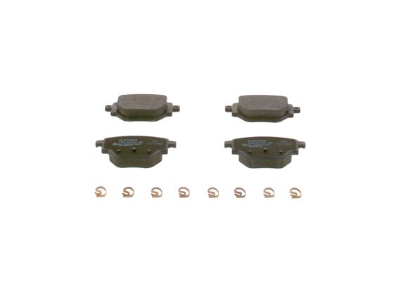 Diskinių stabdžių trinkelių rinkinys BOSCH 0 986 424 988
