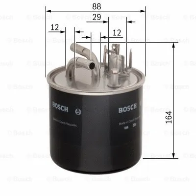 Kuro filtras BOSCH 0 986 450 509