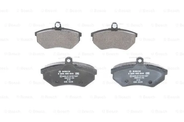 Diskinių stabdžių trinkelių rinkinys BOSCH 0 986 460 944