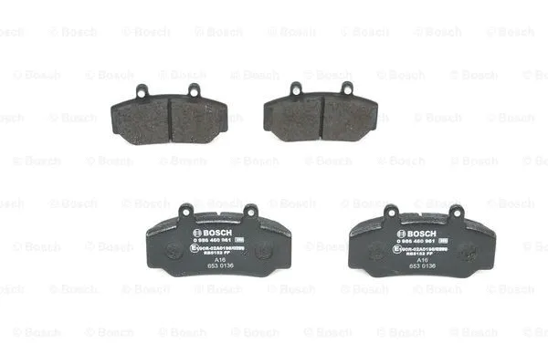 Diskinių stabdžių trinkelių rinkinys BOSCH 0 986 460 961