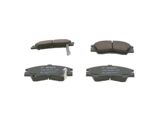 Diskinių stabdžių trinkelių rinkinys BOSCH 0 986 460 978
