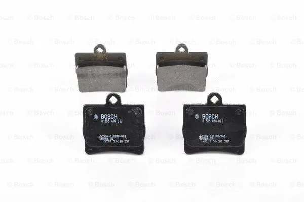 Diskinių stabdžių trinkelių rinkinys BOSCH 0 986 494 017