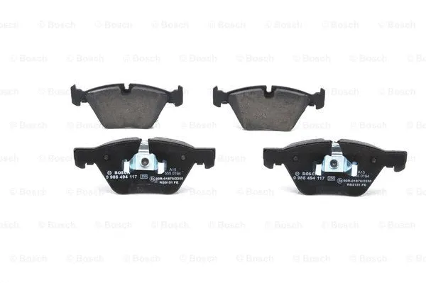 Diskinių stabdžių trinkelių rinkinys BOSCH 0 986 494 117