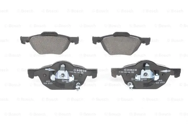Diskinių stabdžių trinkelių rinkinys BOSCH 0 986 494 135