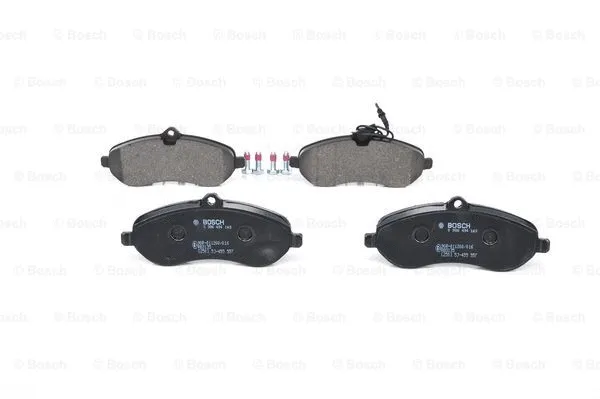 Diskinių stabdžių trinkelių rinkinys BOSCH 0 986 494 163