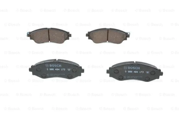 Diskinių stabdžių trinkelių rinkinys BOSCH 0 986 494 173