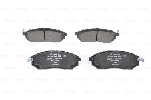 Diskinių stabdžių trinkelių rinkinys BOSCH 0 986 494 295