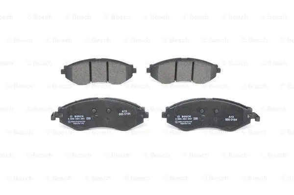 Diskinių stabdžių trinkelių rinkinys BOSCH 0 986 494 343