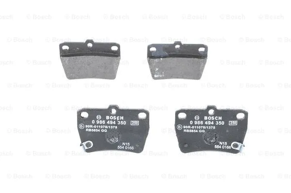 Diskinių stabdžių trinkelių rinkinys BOSCH 0 986 494 350