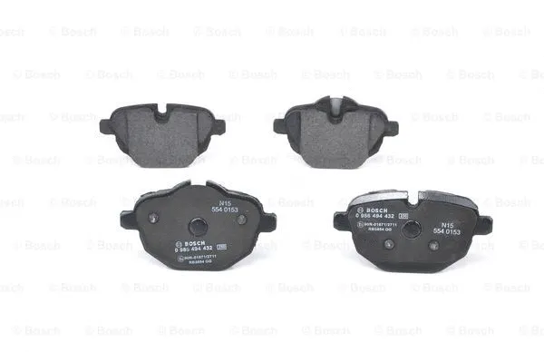 Diskinių stabdžių trinkelių rinkinys BOSCH 0 986 494 432