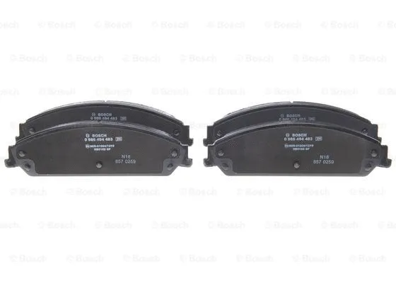 Diskinių stabdžių trinkelių rinkinys BOSCH 0 986 494 483