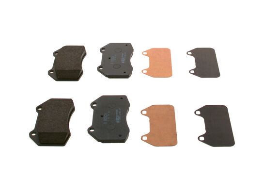 Diskinių stabdžių trinkelių rinkinys BOSCH 0 986 494 551