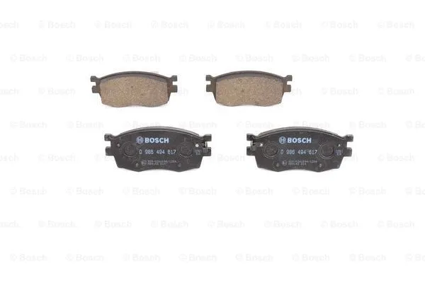 Diskinių stabdžių trinkelių rinkinys BOSCH 0 986 494 617