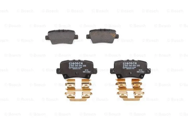 Diskinių stabdžių trinkelių rinkinys BOSCH 0 986 494 642
