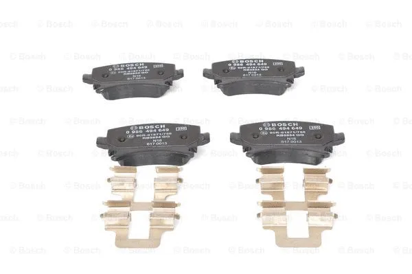 Diskinių stabdžių trinkelių rinkinys BOSCH 0 986 494 649