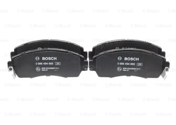 Diskinių stabdžių trinkelių rinkinys BOSCH 0 986 494 685