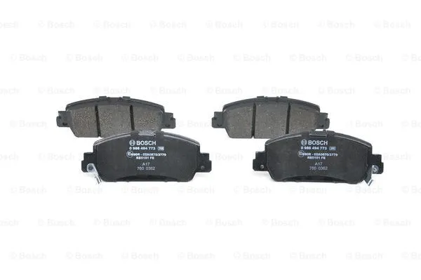 Diskinių stabdžių trinkelių rinkinys BOSCH 0 986 494 773