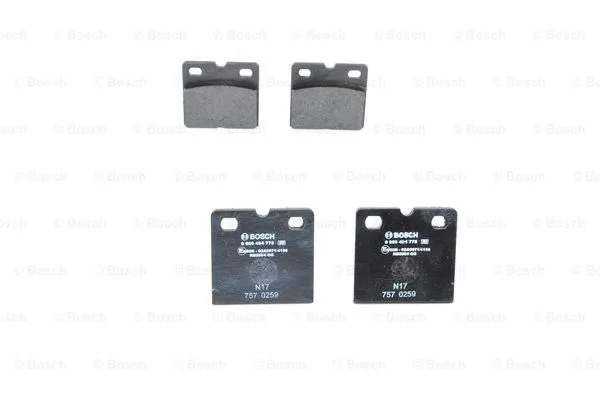 Diskinių stabdžių trinkelių rinkinys BOSCH 0 986 494 775