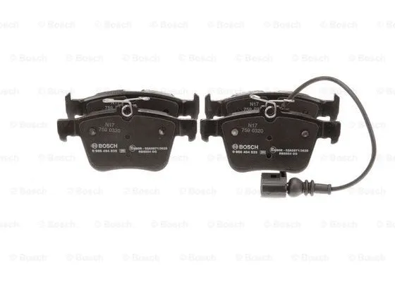 Diskinių stabdžių trinkelių rinkinys BOSCH 0 986 494 835