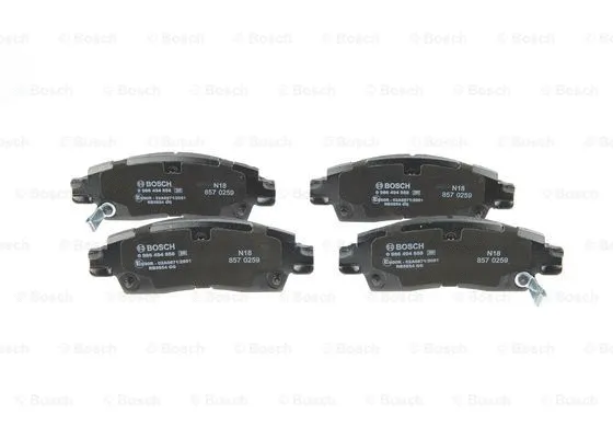 Diskinių stabdžių trinkelių rinkinys BOSCH 0 986 494 858