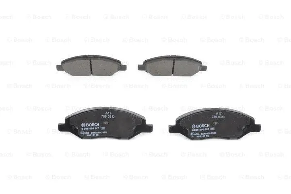 Diskinių stabdžių trinkelių rinkinys BOSCH 0 986 494 867