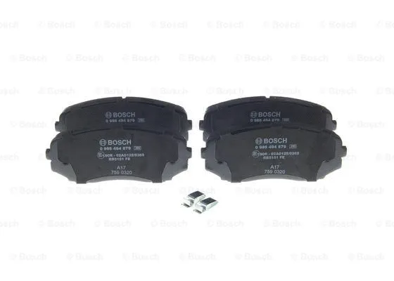 Diskinių stabdžių trinkelių rinkinys BOSCH 0 986 494 879