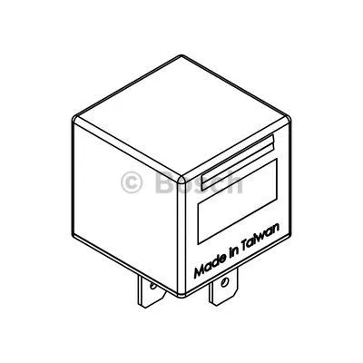 Pagrindinės srovės rėlė BOSCH 0 986 AH0 204