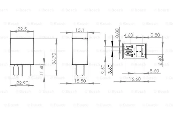 Pagrindinės srovės rėlė BOSCH 0 986 AH0 320