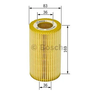 Alyvos filtras BOSCH 1 457 429 278