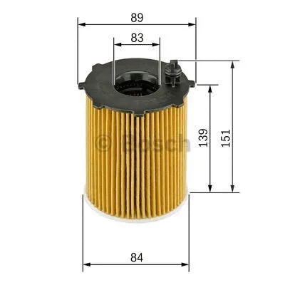 Alyvos filtras BOSCH 1 457 429 307