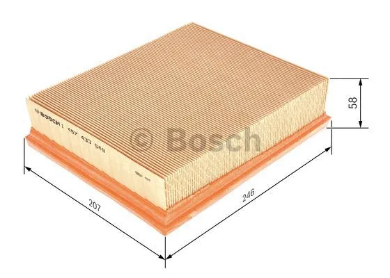 Oro filtras BOSCH 1 457 433 549