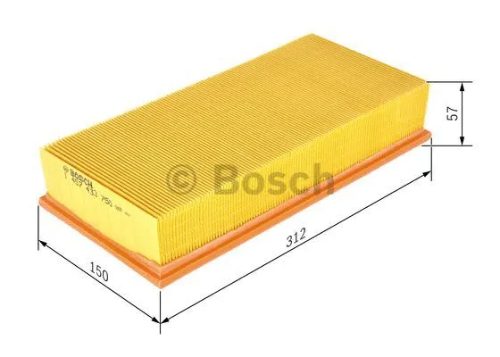 Oro filtras BOSCH 1 457 433 750
