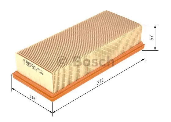 Oro filtras BOSCH 1 457 433 781