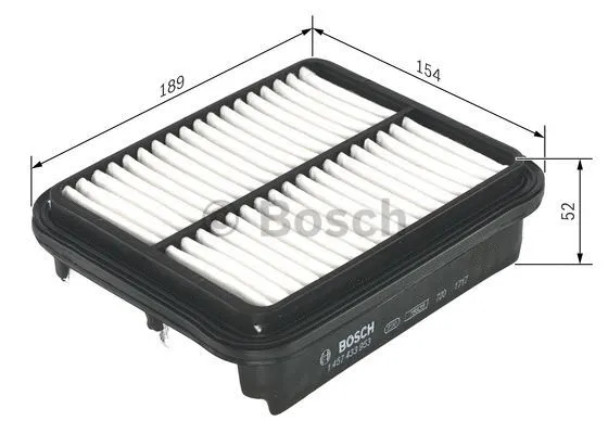 Oro filtras BOSCH 1 457 433 953