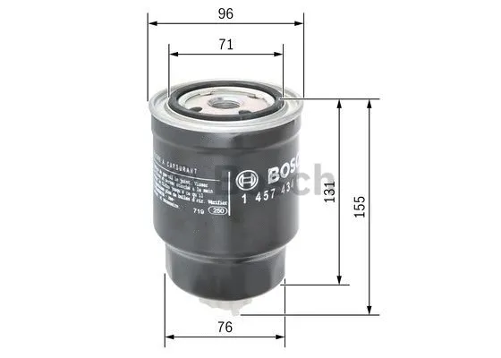 Kuro filtras BOSCH 1 457 434 439