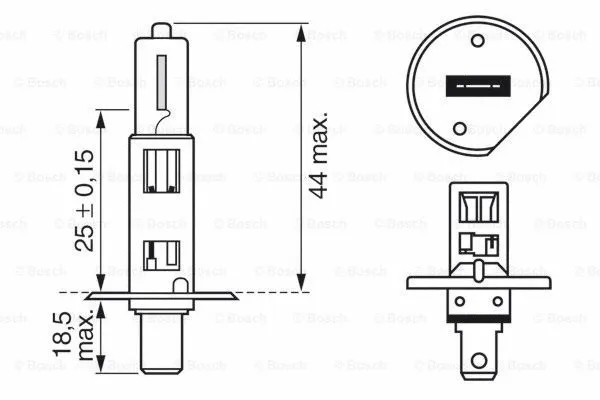 Prožektoriaus lemputė BOSCH 1 987 301 005