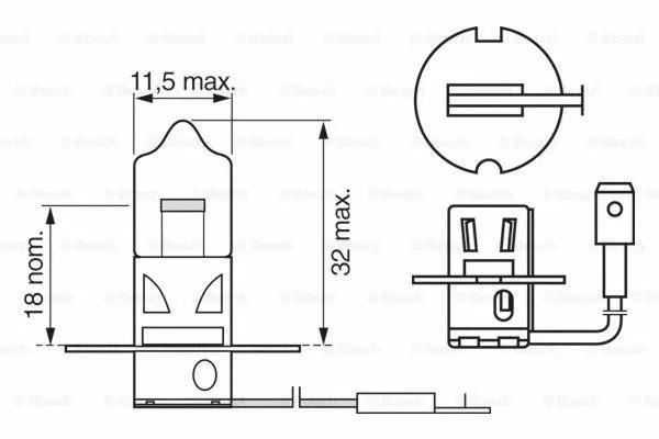 Prožektoriaus lemputė BOSCH 1 987 302 431