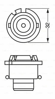 Prožektoriaus lemputė BOSCH 1 987 302 904