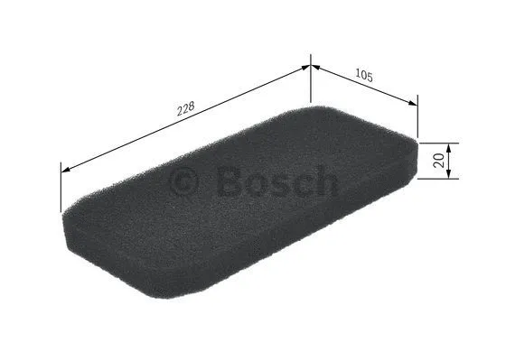 Salono filtras BOSCH 1 987 431 173