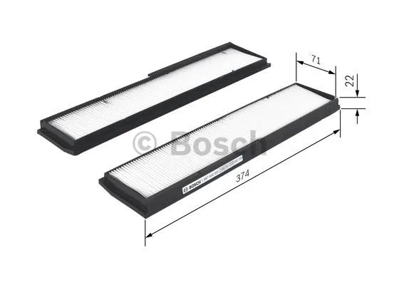 Salono filtras BOSCH 1 987 432 051
