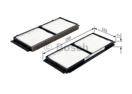 Salono filtras BOSCH 1 987 432 209