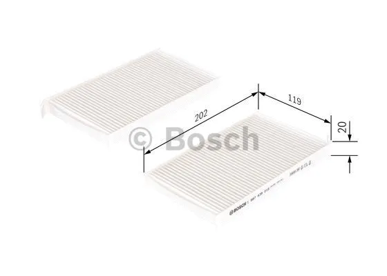 Salono filtras BOSCH 1 987 435 015