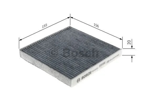 Salono filtras BOSCH 1 987 435 051