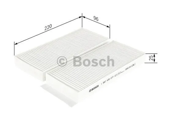 Salono filtras BOSCH 1 987 435 077