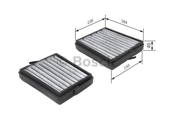 Salono filtras BOSCH 1 987 435 536