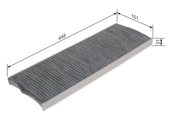 Salono filtras BOSCH 1 987 435 606
