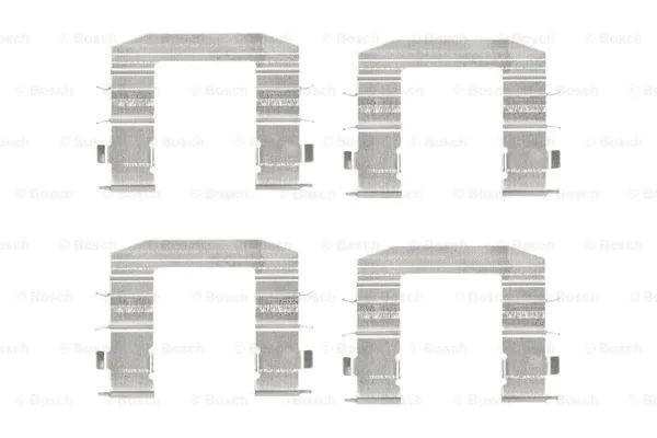 Diskinių stabdžių trinkelių priedų komplektas BOSCH 1 987 474 447