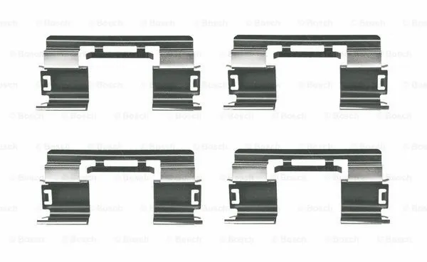 Diskinių stabdžių trinkelių priedų komplektas BOSCH 1 987 474 746
